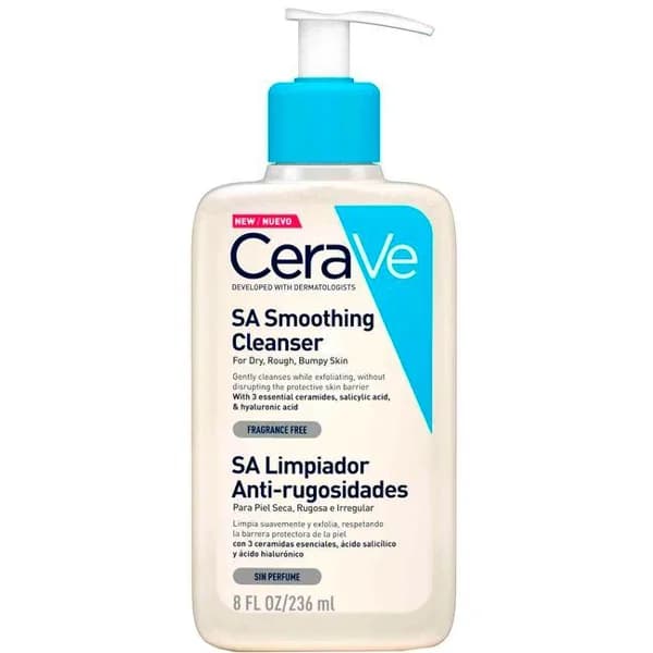Sa limpiador anti rugosidades y seca CERAVE, dosificador 236 ml - 0.24 l - Imagen del producto en Findit