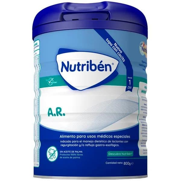 Alimento especial para lactante A.R. NUTRIBEN, lata 800 g - 0.8 kg - Imagen del producto en Findit