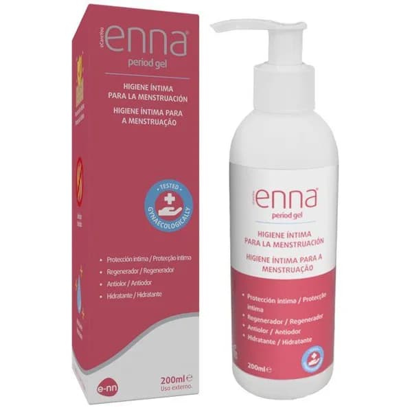 Gel higiene íntima para la menstruación ENNA, dosificador 200 ml - 1 ud - Imagen del producto en Findit
