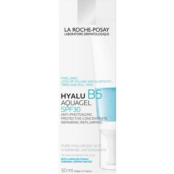 Aquagel SPF30 LA ROCHE POSAY HYALU B5, tubo 50 ml - 0.05 l - Imagen del producto en Findit