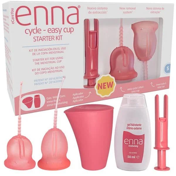 Kit de iniciación copa menstrual talla S ENNA CYCLE, caja 2 uds - 1 ud - Imagen del producto en Findit