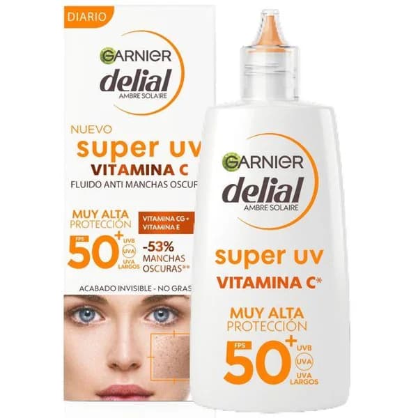 Crema solar facial con vitamina C FP50+ DELIAL, bote 40 ml - 0.04 l - Imagen del producto en Findit