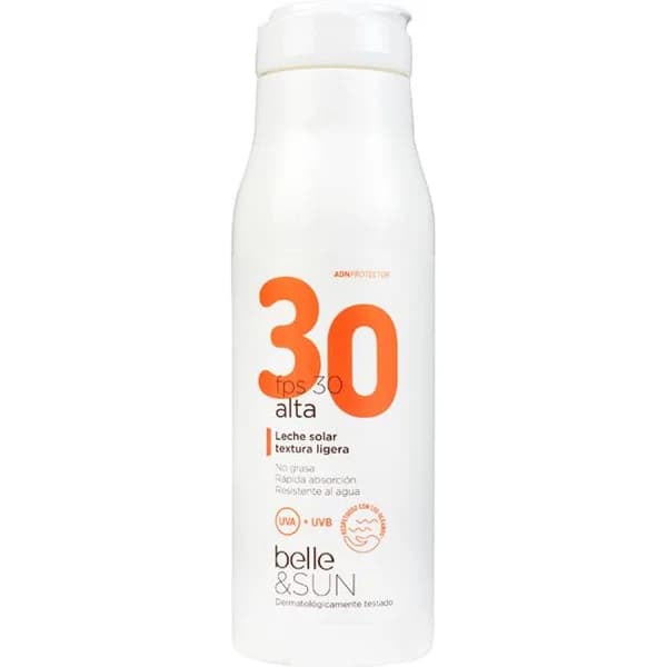 Loción solar FPS30 protección alta BELLE, bote 200 ml - 1 ud - Imagen del producto en Findit