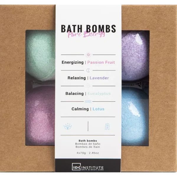 Bombas de baño pure energy IDC, pack 4 uds - 4 ud - Imagen del producto en Findit
