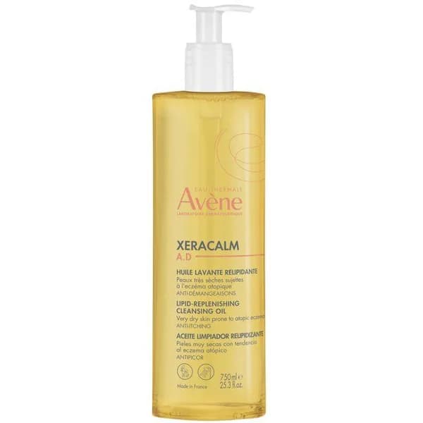 Aceite AVÉNE XERACALM AD, dosificador 750 ml - 0.75 l - Imagen del producto en Findit