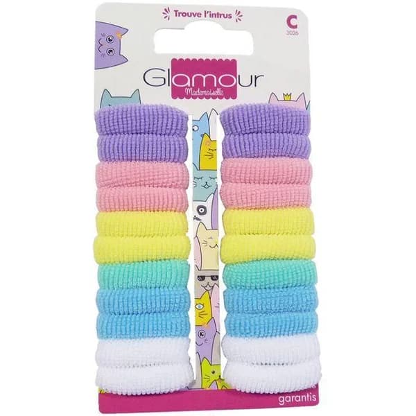 Coleteros infantiles pequeños GLAMOUR, pack 18 unid. - 1 ud - Imagen del producto en Findit