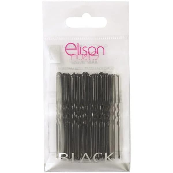 36 Horquillas clásicas negras ELISON, pack 1 ud - 1 ud - Imagen del producto en Findit