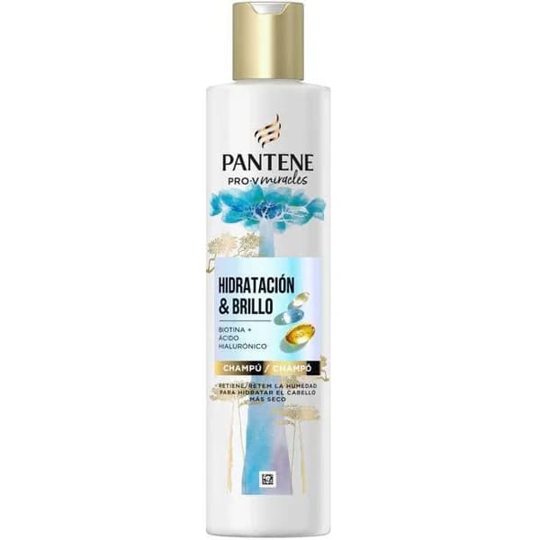 Champú hidratación&brillo PANTENE PRO-V MIRACLES, bote 250 ml - 1 ud - Imagen del producto en Findit