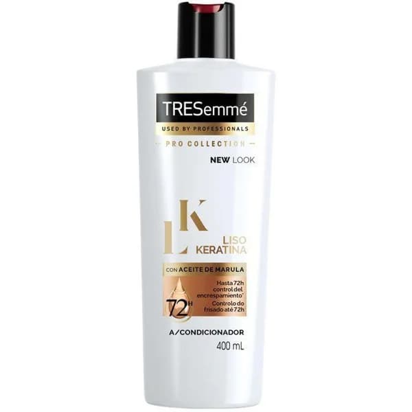 Acondicionador liso keratina TRESEMMÉ, bote 400 ml - 1 ud - Imagen del producto en Findit
