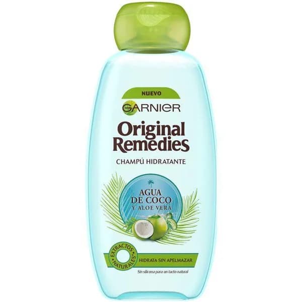 Champú de coco-aloe ORIGINAL REMEDIES, bote 300 ml - 1 ud - Imagen del producto en Findit