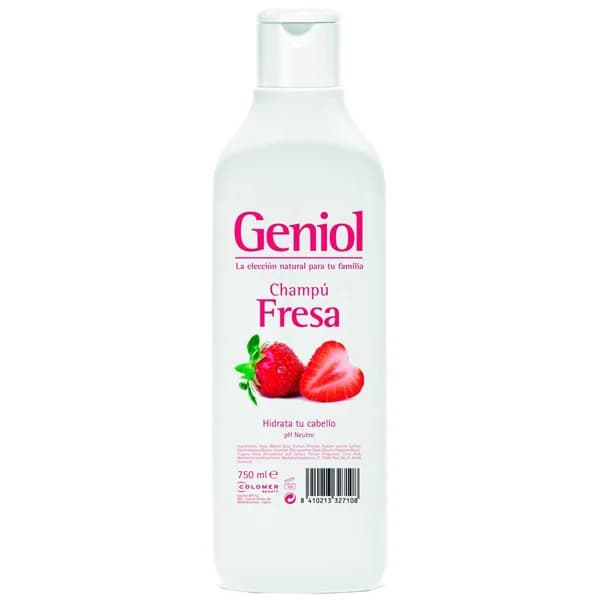 Champú fresa GENIOL, bote 750 ml - 1 ud - Imagen del producto en Findit