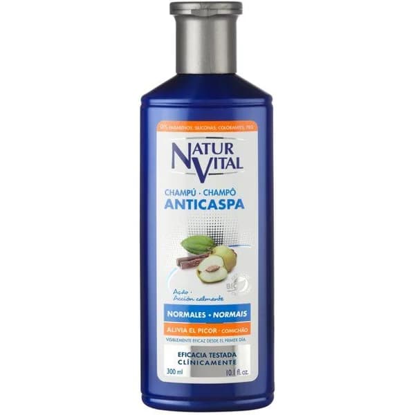 Champú anticaspa normal NATUR VITAL, bote 300 ml - 1 ud - Imagen del producto en Findit