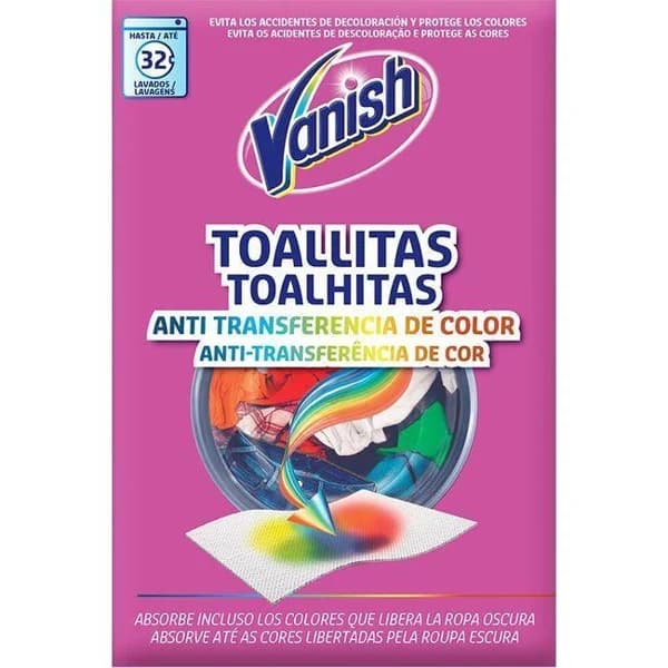 Toallitas antitransferencia de color VANISH GOLD, caja 16 uds - 16 ud - Imagen del producto en Findit