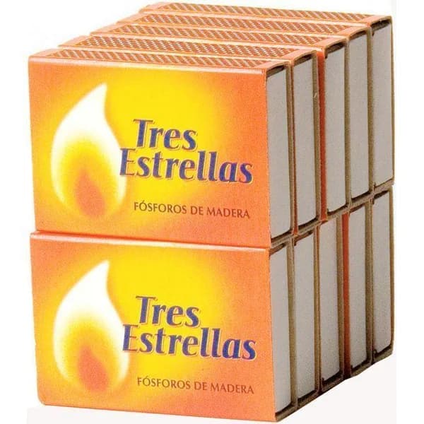 Fósforo pequeño 5 H TRES ESTRELLAS, paquete 10 uds - 10 ud - Imagen del producto en Findit