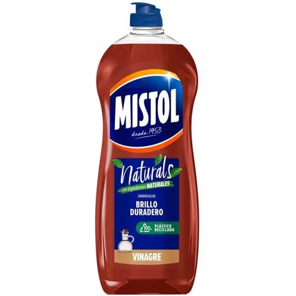 Lavavajillas vinagre MISTOL NATURALS, botella 650 ml - 0.65 l - Imagen del producto en Findit