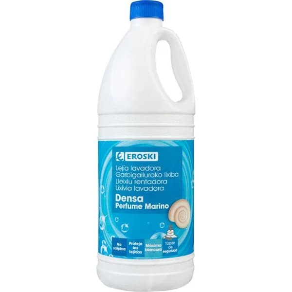 Lejía para lavadora densa EROSKI, garrafa 2 litros - 2 l - Imagen del producto en Findit