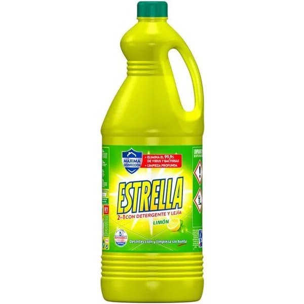 Lejía limón ESTRELLA, garrafa 2,87 litros - 2.87 l - Imagen del producto en Findit