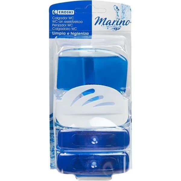 Limpiador wc colgador líquido marino EROSKI, pack 3 uds - 3 ud - Imagen del producto en Findit