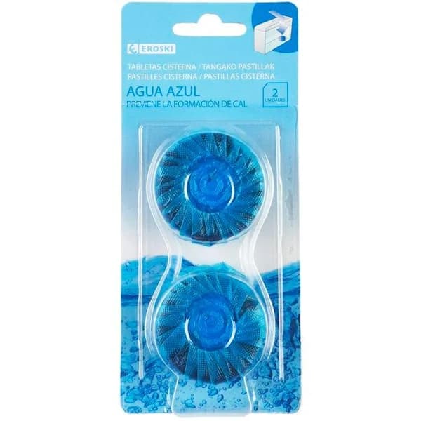 Limpiador wc cisterna EROSKI, pack 2 uds - 2 ud - Imagen del producto en Findit