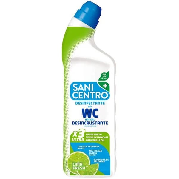 Gel wc antical frescor lima SANICENTRO, botella 1 litro - 1 l - Imagen del producto en Findit