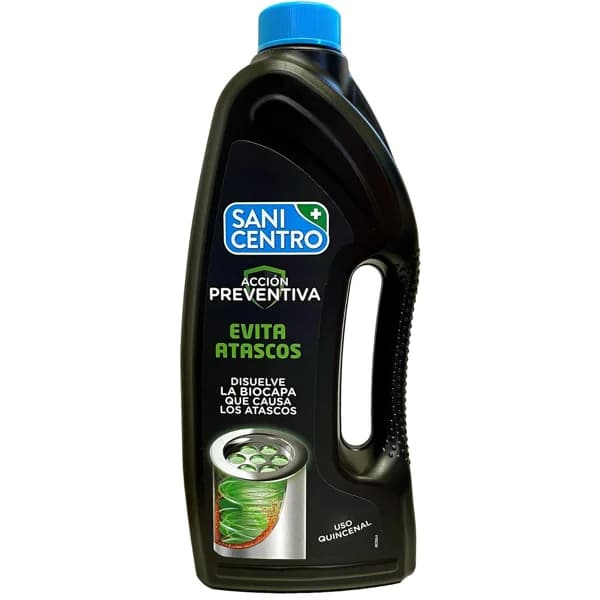 Gel evita atascos SANICENTRO, botella 1 litro - 1 l - Imagen del producto en Findit