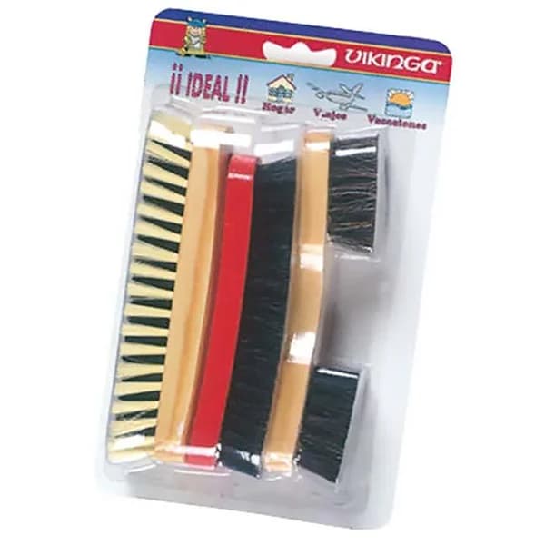 Cepillos para calzado VIKINGA, pack 3 unid. - 1 ud - Imagen del producto en Findit