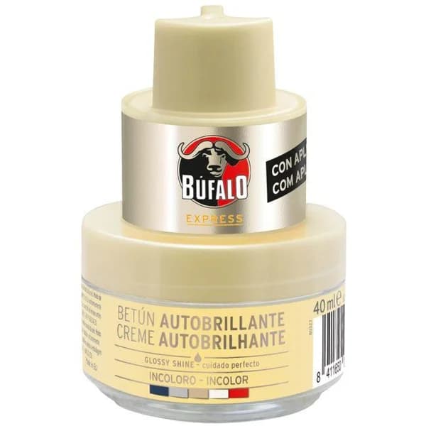 Crema incolora para calzado BÚFALO, tarro aplicador 1 ud. - 1 ud - Imagen del producto en Findit