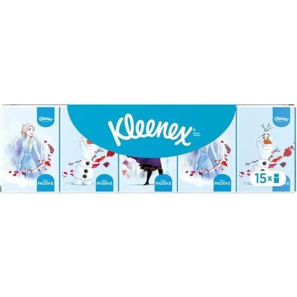 Pañuelo de bolsillo infantil Disney KLEENEX, paquete 15 uds - 15 ud - Imagen del producto en Findit