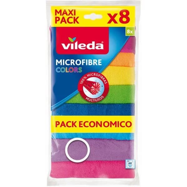 Bayeta colors VILEDA, pack 8 uds - 8 ud - Imagen del producto en Findit