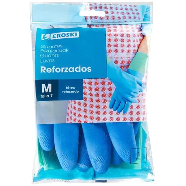 Guante reforzado talla mediana EROSKI, paquete 1 par - 1 ud - Imagen del producto en Findit