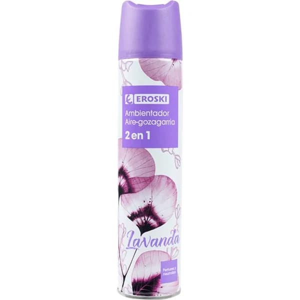 Ambientador lavanda EROSKI, spray 300 ml - 0.3 l - Imagen del producto en Findit