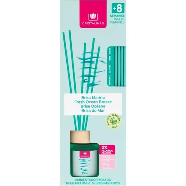 Ambientador varitas brisa CRISTALINAS, bote 35 ml - 0.04 l - Imagen del producto en Findit