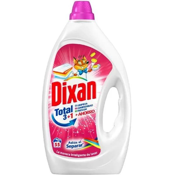 Detergente en gel DIXAN ADIOS AL SEPARAR, garrafa 55 dosis - 55 ud - Imagen del producto en Findit