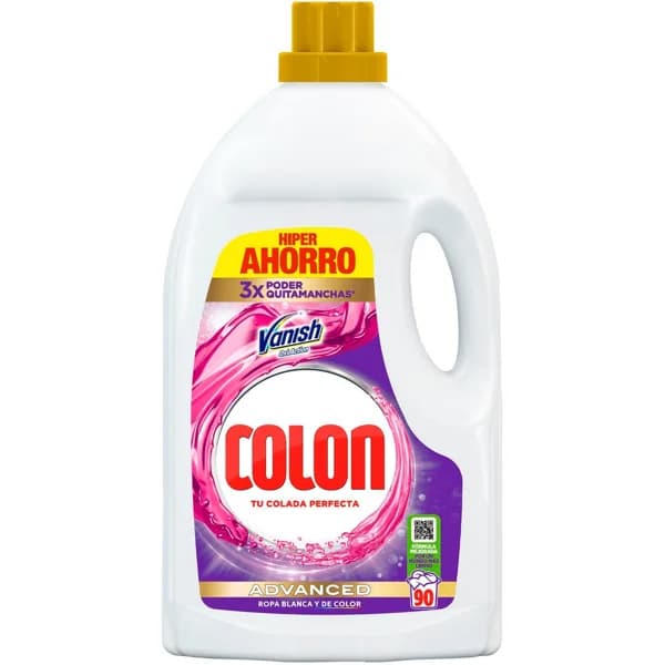 Detergente gel COLON VANISH, garrafa 90 dosis - 1 ud - Imagen del producto en Findit