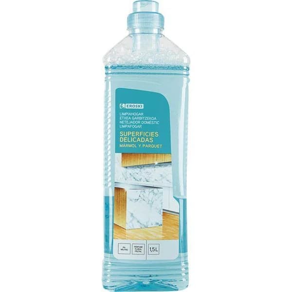 Limpiador superficies delicadas EROSKI, botella 1,5 litros - 1.5 l - Imagen del producto en Findit