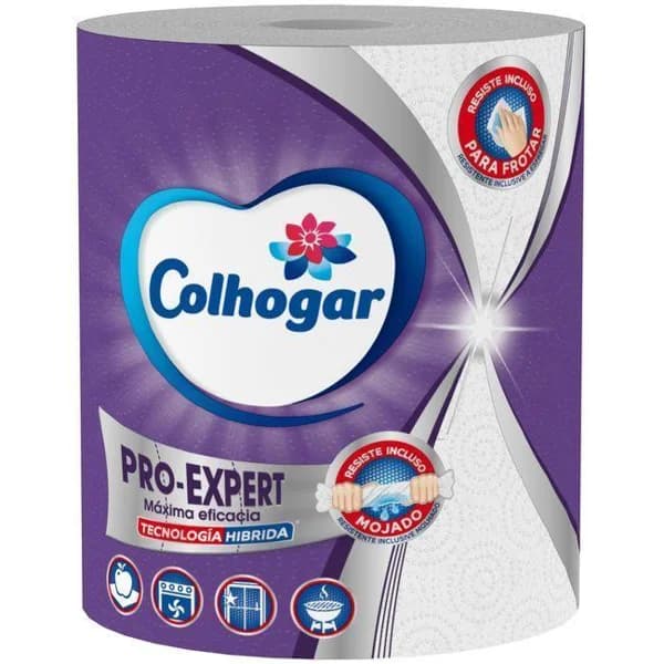 Papel de cocina jumbo expert COLHOGAR, paquete 1 rollo - 1 ud - Imagen del producto en Findit