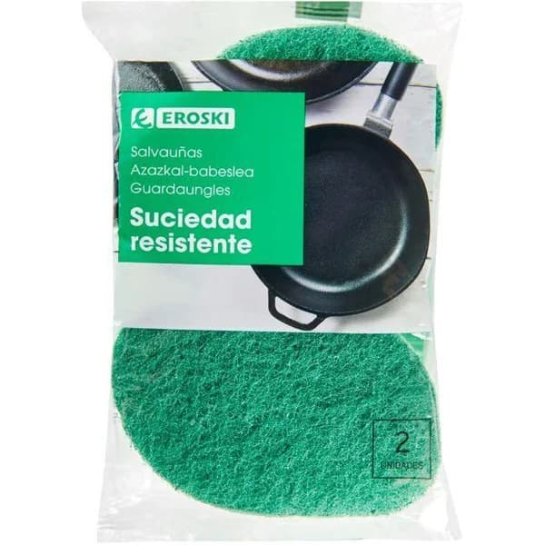 Estropajo salvauñas EROSKI, pack 2 uds - 2 ud - Imagen del producto en Findit