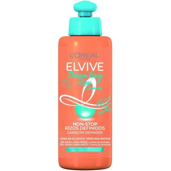 Crema sin aclarado Non stop rizos ensueño ELVIVE, bote 200 ml - 1 ud - Imagen del producto en Findit
