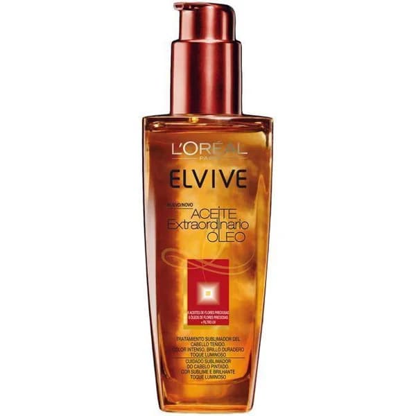 Aceite extra teñidos ELVIVE, dosificador 100 ml - 1 ud - Imagen del producto en Findit