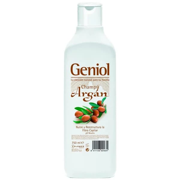 Champú argán GENIOL, bote 750 ml - 1 ud - Imagen del producto en Findit