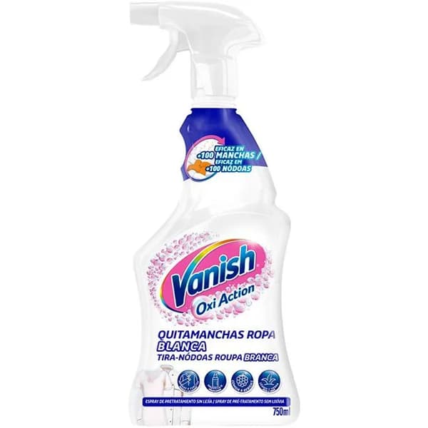 Quitamanchas en spray blanco VANISH OXI ACTION, pistola 750 ml - 0.75 l - Imagen del producto en Findit