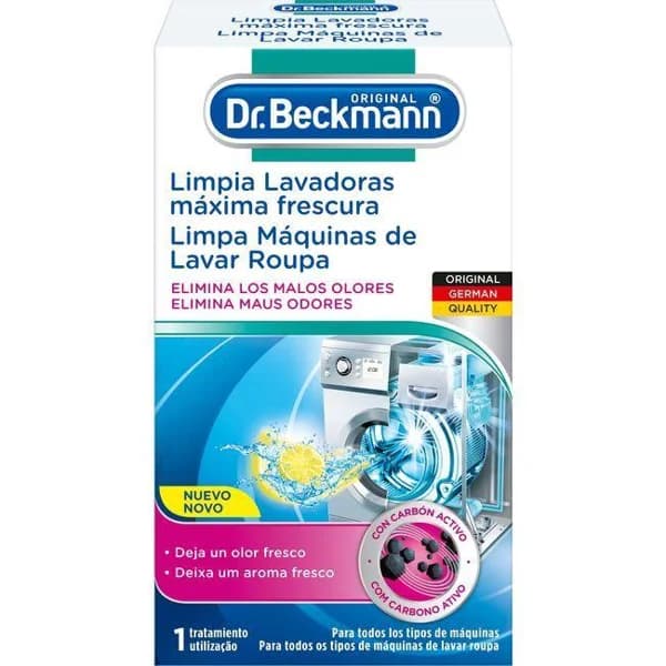 Limpia lavadoras polvo higiene DR. BECKMANN, caja 250 g - 0.25 kg - Imagen del producto en Findit