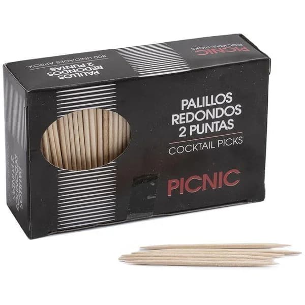 Palillos redondos BETIK, caja 800 uds - 800 ud - Imagen del producto en Findit