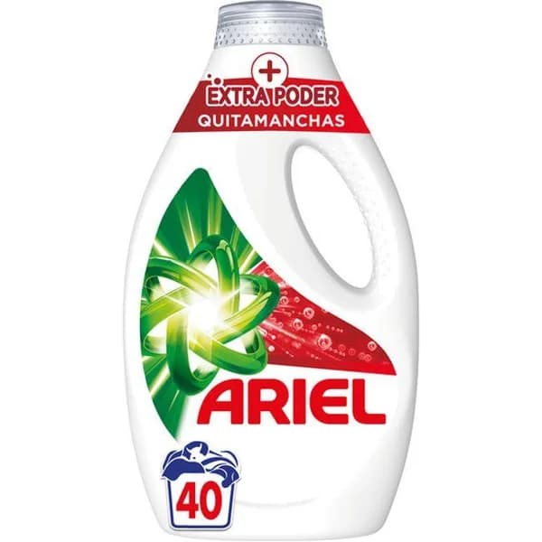 Detergente líquido ARIEL EXTRA PODER OXI, garrafa 40 dosis - 1 ud - Imagen del producto en Findit