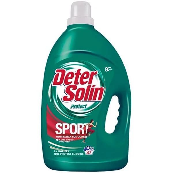 Detergente líquido sport DETERSOLIN, garrafa 37 dosis - 37 ud - Imagen del producto en Findit