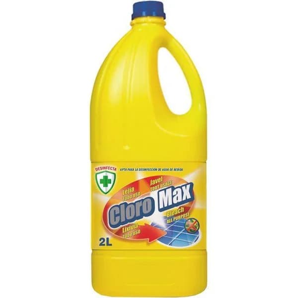 Lejía mulitusos CLOROMAX, garrafa 2 litros - 2 l - Imagen del producto en Findit