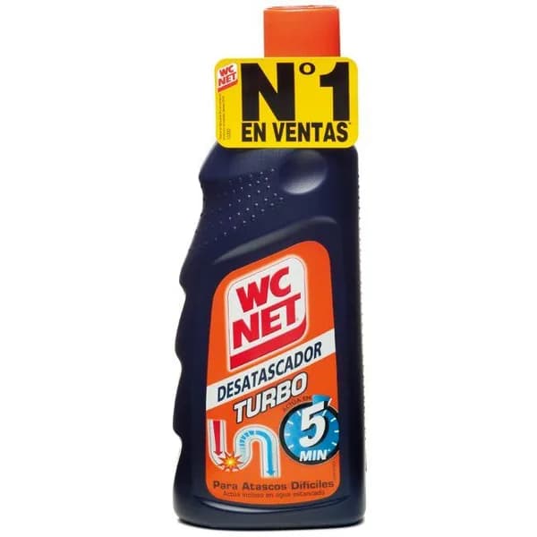 Desatascador baño WC NET, botella 500 ml - 0.5 l - Imagen del producto en Findit