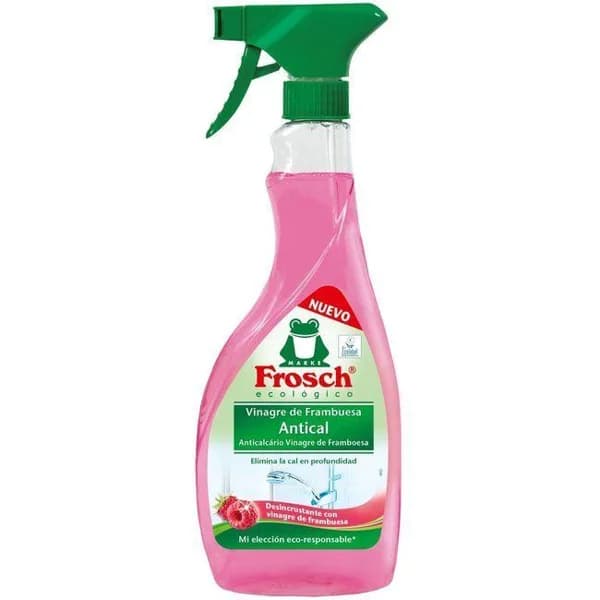 Limpiador baño antical vinagre frambuesa FROSCH, botella 500 ml - 0.5 l - Imagen del producto en Findit