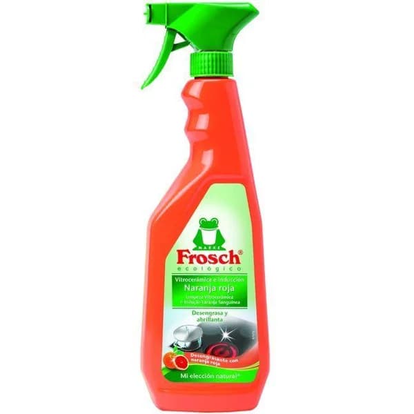 Limpiador vitro de Inducción naranja FROGGY, botella 750 ml - 0.75 l - Imagen del producto en Findit