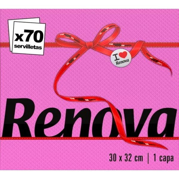 Servilleta surtida 1 capa RENOVA, paquete 70 uds - 70 ud - Imagen del producto en Findit